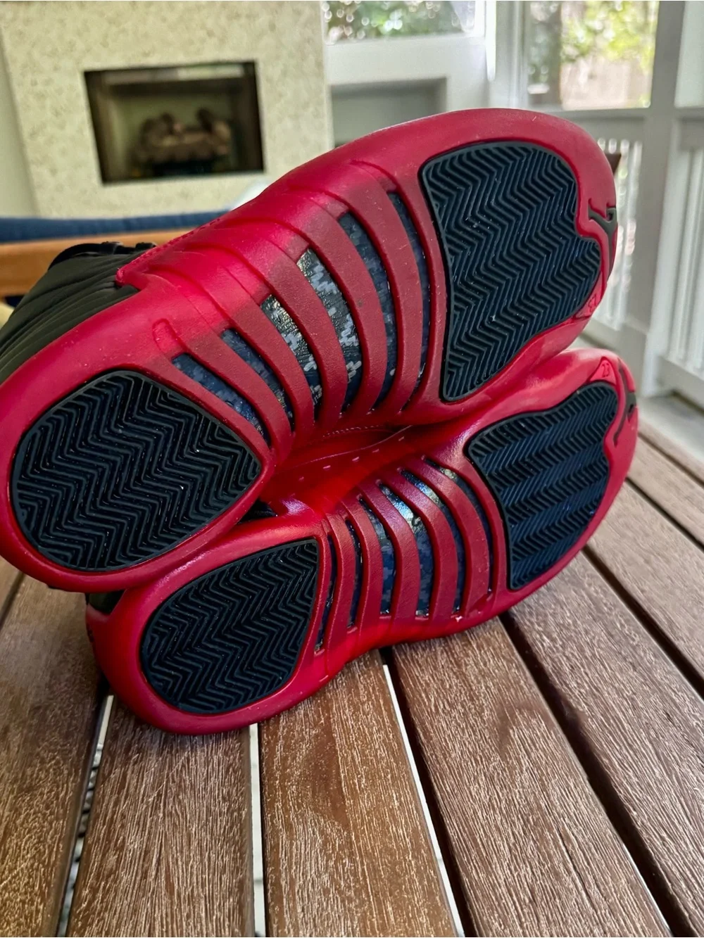 Air Jordan 12 Flu Game. Size 10. No box. Basically brand new.